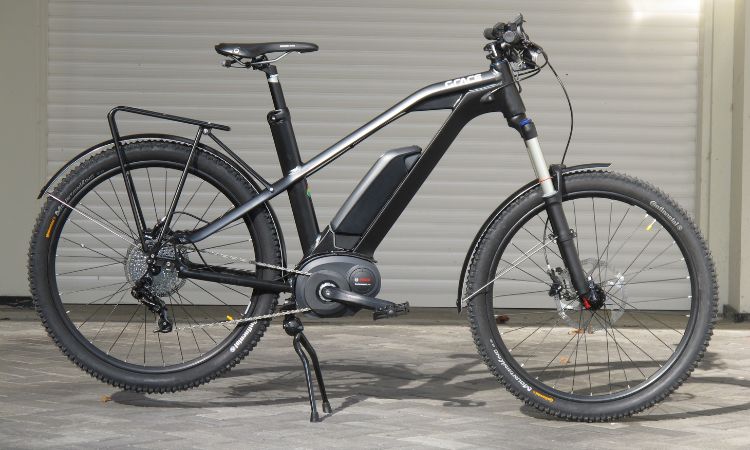 a black ebike